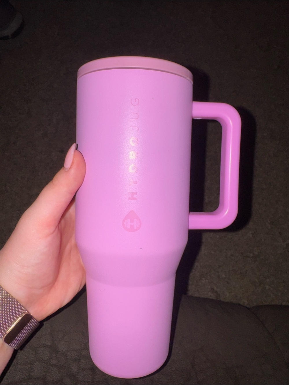 32 oz HydroJug Bubblegum Travel Mug with Handle